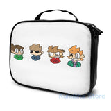 Funny Graphic Eddsworld USB Charge Backpack School Travel Laptop Bag