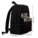 Koe Wetzel For President Travel Laptop Bagpack Bags