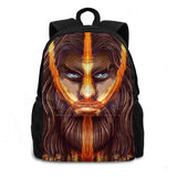 Golden Beard School Bag Big Capacity Backpack Laptop 15 Inch