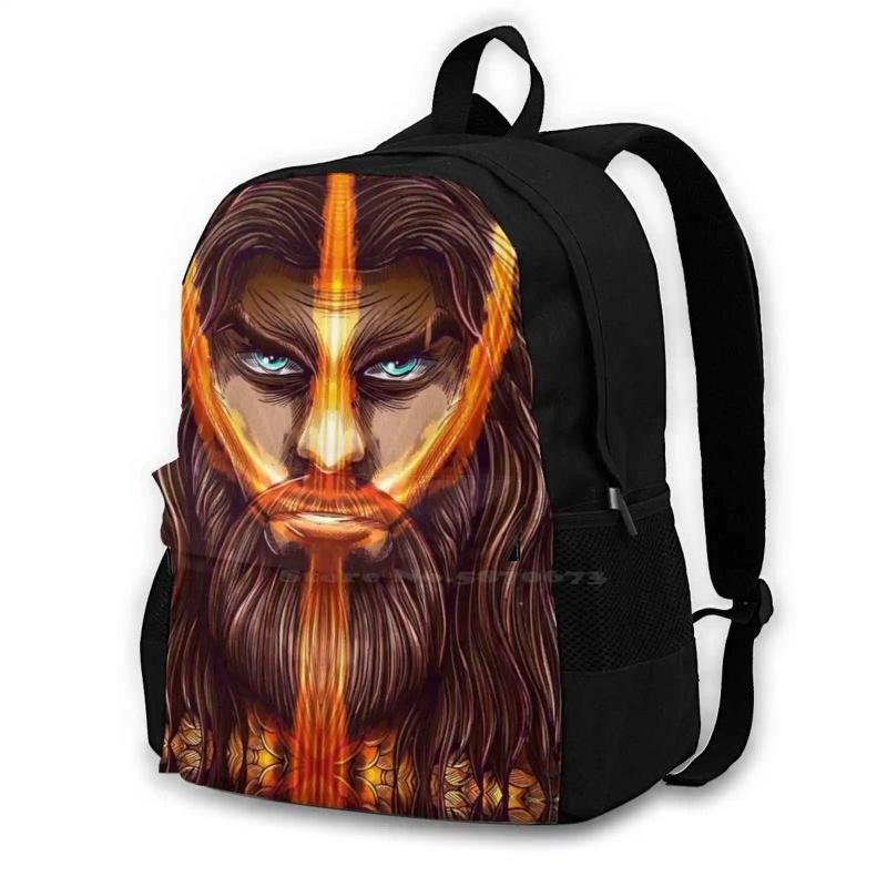 Golden Beard School Bag Big Capacity Backpack Laptop 15 Inch