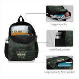 Universe Inside My Head Bag Backpack Space Anaglyph Retro Futurism