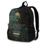 Universe Inside My Head Bag Backpack Space Anaglyph Retro Futurism