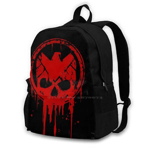 Hydra Shield Comic Film Movie Schoolbag Backpack