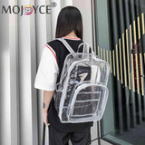 Women Transparent Layers Knapsack Backpacks