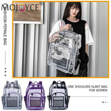 Women Transparent Layers Knapsack Backpacks