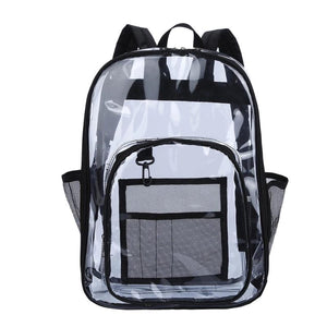 Women Transparent Layers Knapsack Backpacks