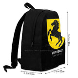 Stuttgart City Arms School Bags for Teenage Girls Laptop Travel Bags