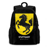 Stuttgart City Arms School Bags for Teenage Girls Laptop Travel Bags