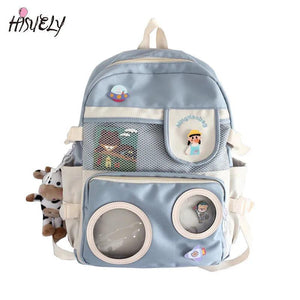 Small Fresh Girl Backpack with Large Capacity