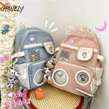 Small Fresh Girl Backpack with Large Capacity