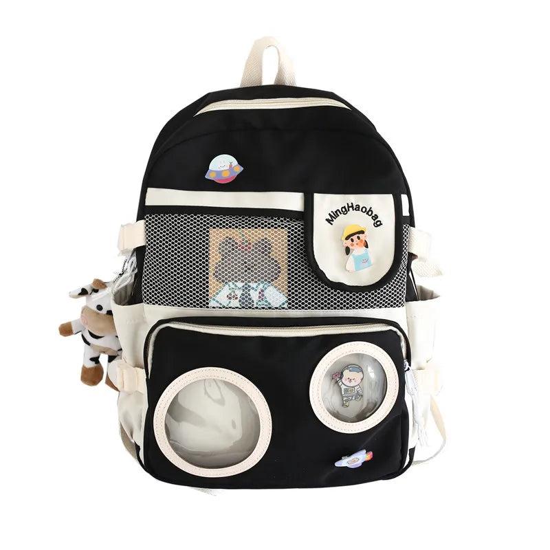 Small Fresh Girl Backpack with Large Capacity