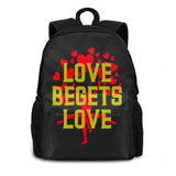 Love Begets Love Arrivals Satchel Schoolbag Backpack