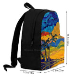 3 Palm Trees Backpacks for Men Women Teenagers Girls Bags