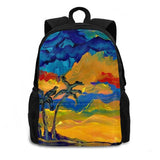 3 Palm Trees Backpacks for Men Women Teenagers Girls Bags