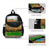 Seven Orange Trees Women Men Teens Laptop Travel School Bags