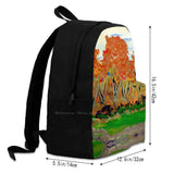 Seven Orange Trees Women Men Teens Laptop Travel School Bags