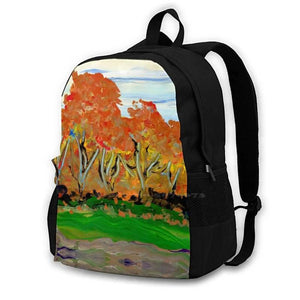 Seven Orange Trees Women Men Teens Laptop Travel School Bags
