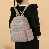 Casual Oxford Backpack Women Waterproof School Bag Ladies Travel Bag