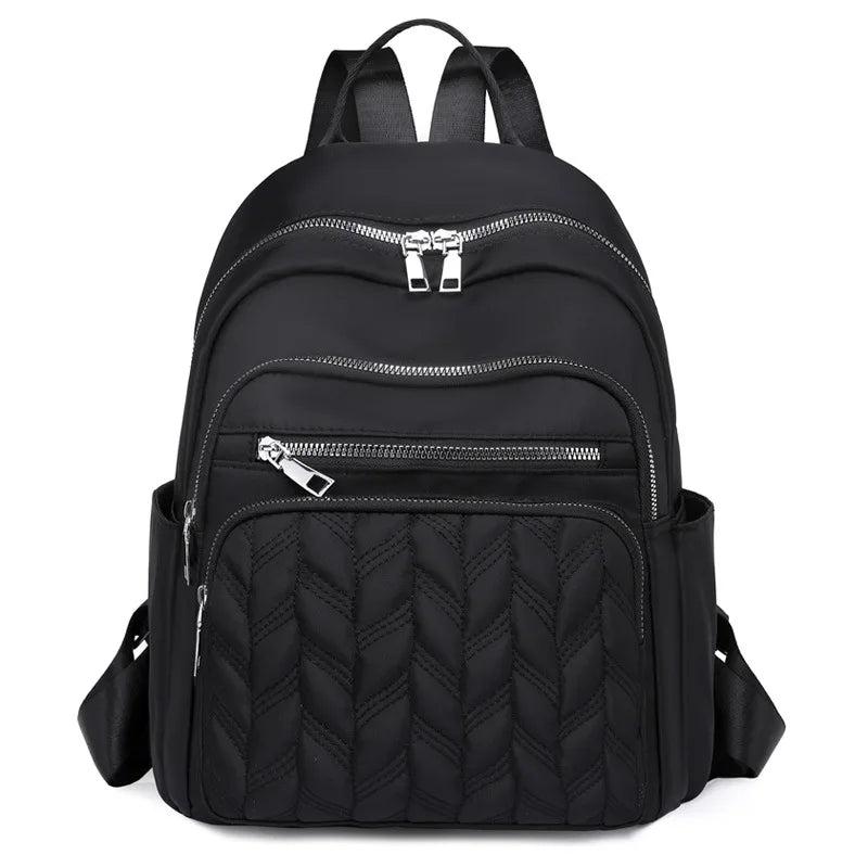 Casual Oxford Backpack Women Waterproof School Bag Ladies Travel Bag