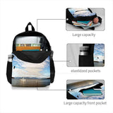 Big Sky #2 Teen College Student Backpack Laptop Travel Bags