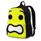 Scared Face 3D Print Backpack Casual Bag Adult Fan Customize