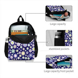 Flowers Travel Laptop School Backpack Bag Art Artist Illustration