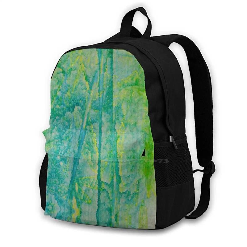 Rainforest Dawn Backpack Yellow Green Nature Outdoors