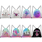 Eco High Ballet Dancer Sport Girls Rhythmic Gymnastics Printed