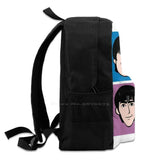 School Bags For Teenage Girls - The Beates Head Print Laptop Travel Bag