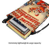 Vintage Circus Poster Backpack Drawstring Bags Gym Bag Waterproof