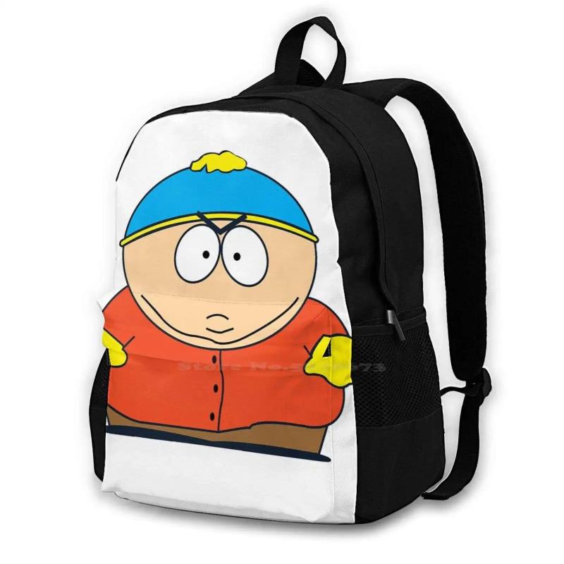 Cartman Yellow Angry Circle Cartoon Backpack