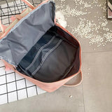 Canvas High School Backpack Bags For Teenage Girl