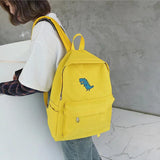 Printed Canvas Backpack Campus Style School Bags Laptop Book Bag
