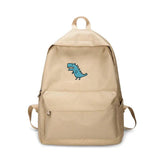 Printed Canvas Backpack Campus Style School Bags Laptop Book Bag
