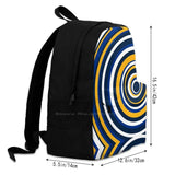 Blues School Bag Backpack Laptop 15 Inch St Louis Hockey Circles