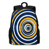 Blues School Bag Backpack Laptop 15 Inch St Louis Hockey Circles