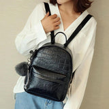 PU Leather Bags Mini Backpacks Women Small Backpack Female Back Pack