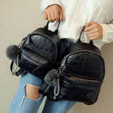 PU Leather Bags Mini Backpacks Women Small Backpack Female Back Pack