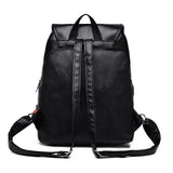 Women PU Leather Backpacks Purse School College Bags For Teenage Girls