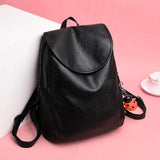 Women PU Leather Backpacks Purse School College Bags For Teenage Girls