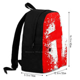 England Backpacks For Men Women Teenagers Girls Bags Soccer St George Flag