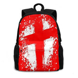 England Backpacks For Men Women Teenagers Girls Bags Soccer St George Flag