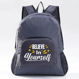 Unisex Lightweight Outdoor Backpack - Foldable Camping Hiking Travel Daypack
