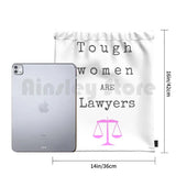 Tough Women Are Lawyers Backpack Drawstring Gym Bag Waterproof