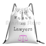 Tough Women Are Lawyers Backpack Drawstring Gym Bag Waterproof