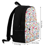 Sweetheart Pattern Large Capacity Backpack Laptop Travel Bags