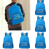 Ultralight Portable Foldable Backpack Wreath Letter Print Mountaineering Pack