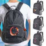 Portable Foldable Backpack Climbing Travel Hiking Bag Paint Letter Pattern
