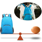Portable Foldable Backpack Ultralight Skull Print Daypack Travel Hiking