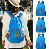 Portable Foldable Backpack Ultralight Skull Print Daypack Travel Hiking